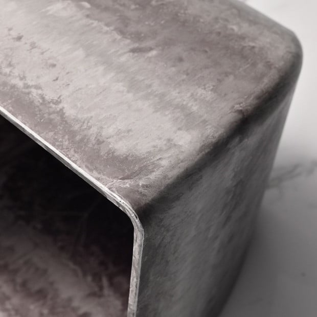 32cm Rock Grey Square Resin Plant Flower Pot Planter Cachepot Image 6