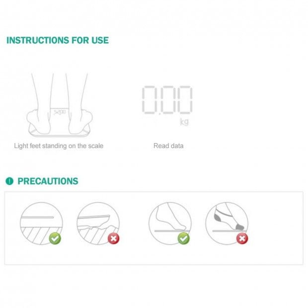 SOGA 180kg Digital Fitness Weight Body Glass LCD Electronic Scales Image 7
