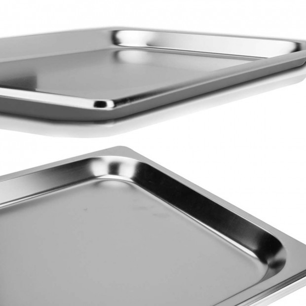 SOGA Gastronorm GN Pan Full Size 1/1 GN Pan 6.5cm Deep Stainless Steel Image 7
