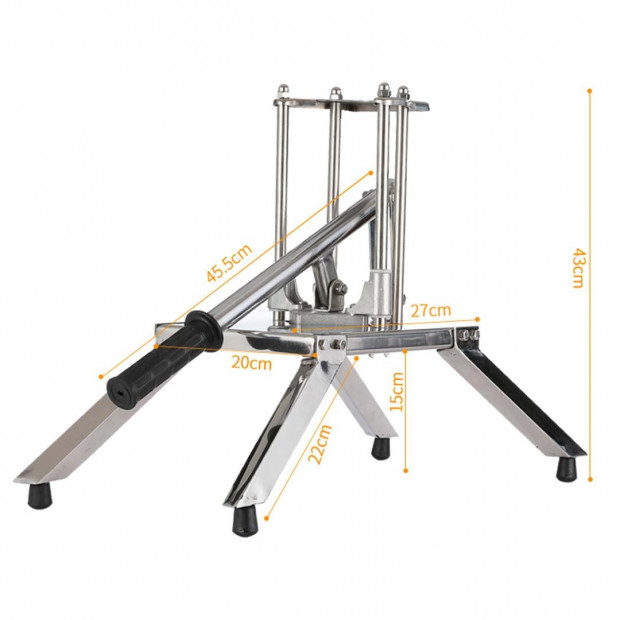 SOGA Commercial Potato Fruit Vegetable Cutter Stainless Steel Image 7