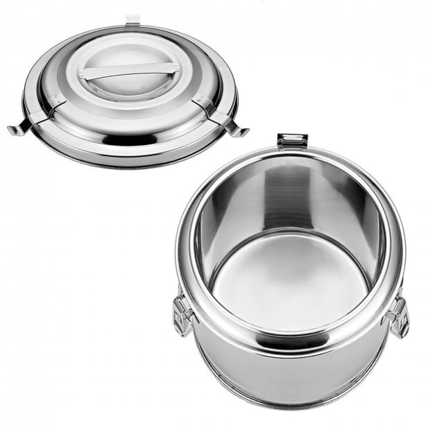 30L Stainless Steel Insulated Stock Pot Dispenser Hot & Cold Container Image 7