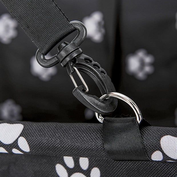 Pet Booster Car Seat Safety Travel Portable Dog Carrier Bag Black Image 7