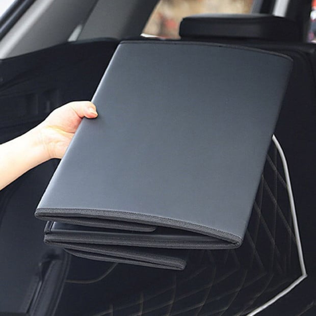 Car Boot Collapsible Foldable Trunk Portable Storage Box Black Large Image 7