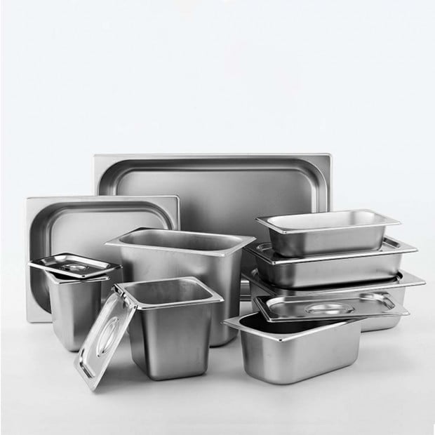 SOGA 12X Gastronorm GN Pan 1/1 GN Pan 20cm Deep Stainless Steel Tray Image 8