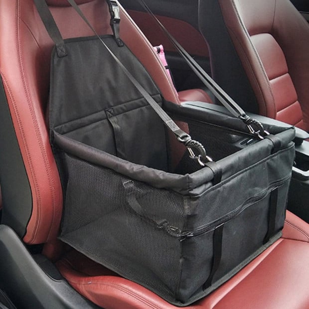 Waterproof Pet Booster Car Seat Safety Travel Portable Dog Carrier Bag Image 8