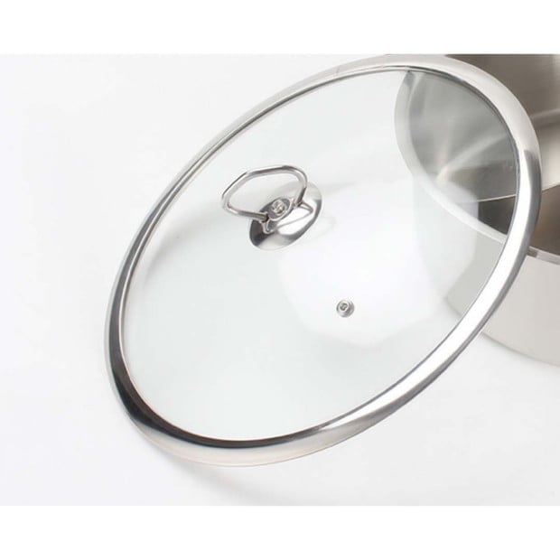 Stainless Steel 28cm Casserole With Lid Induction Cookware Image 8