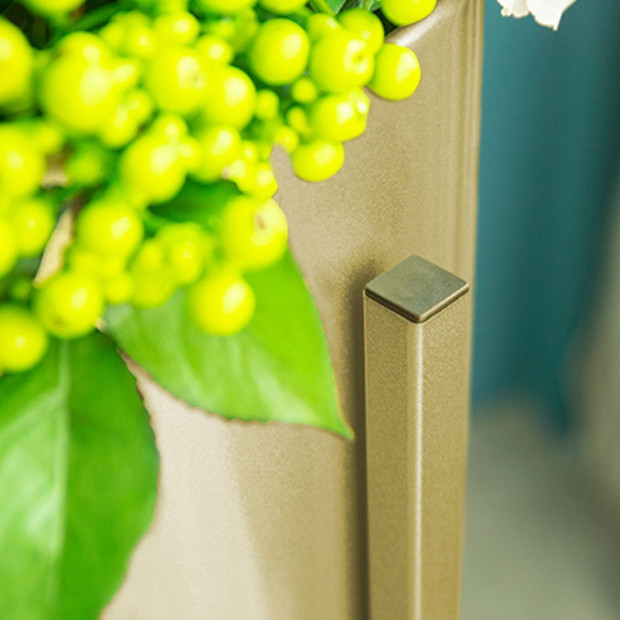 75cm Gold Metal Plant Stand with Flower Pot Holder Corner Shelving Image 9