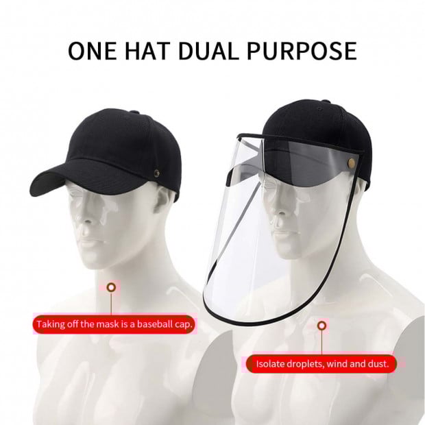 2X Outdoor Protection Hat Anti-Fog Pollution Dust Saliva Protective Image 9