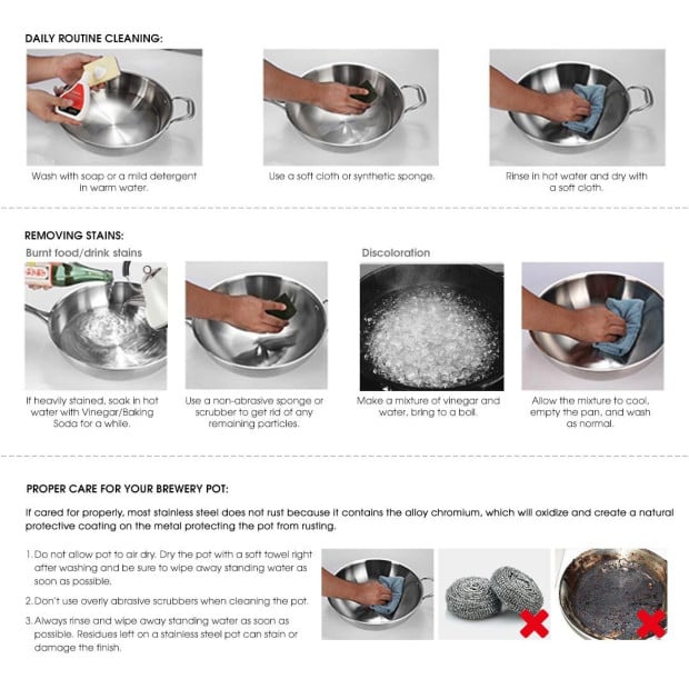 Stainless Steel 98L No Lid Brewery Pot With Beer Valve 50x50cm Image 10