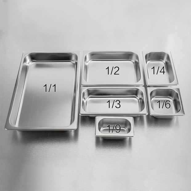 Gastronorm GN Pan Full Size 1/1 GN Pan 4cm Deep Stainless Steel Tray Image 10