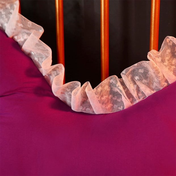 180cm Burgundy Princess Bed Pillow Backrest Bedside Tatami Cushion Image 10
