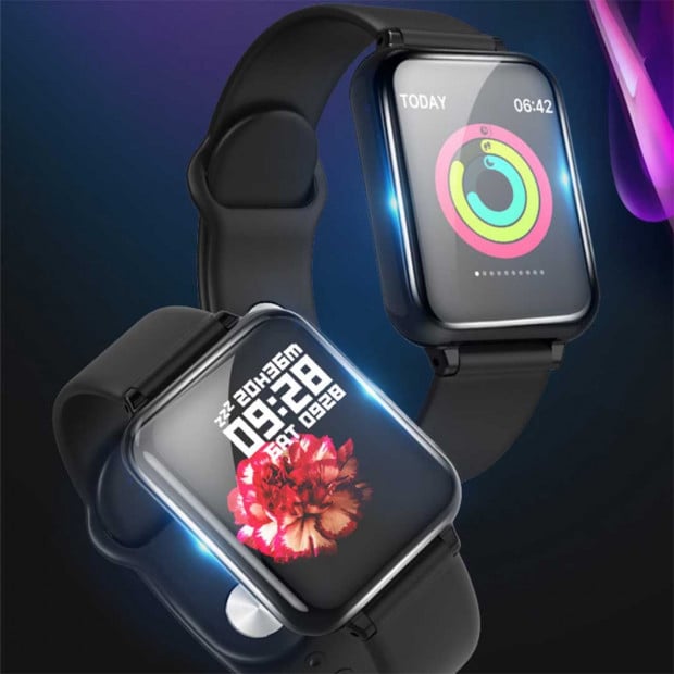 SOGA Waterproof Fitness Smart Wrist Watch Heart Rate Tracker White Image 10