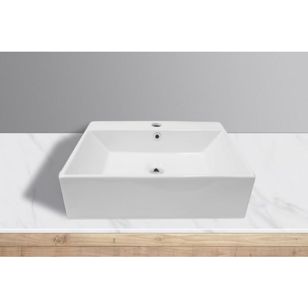 Aulic Square Shape Bathroom Sink Basin Image 3