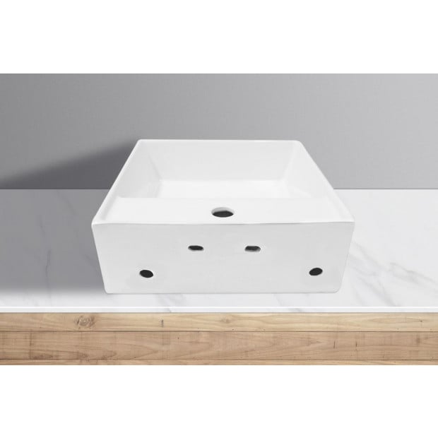 Aulic Square Shape Bathroom Sink Basin Image 4