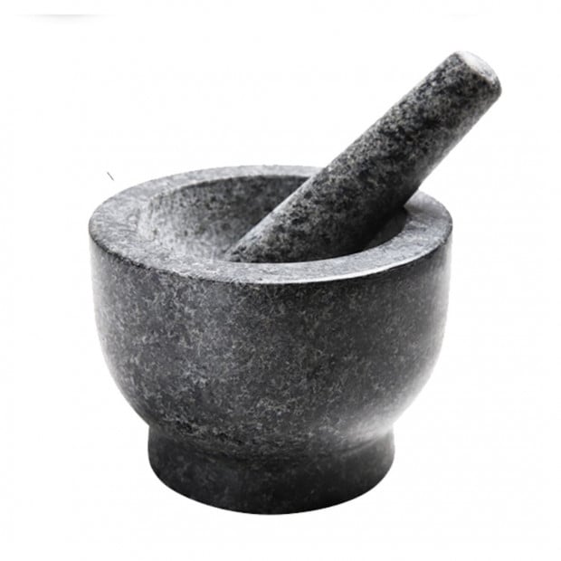 Solid Stone Food Preparation Granite Spice Herb Grinder Kitchen Tools