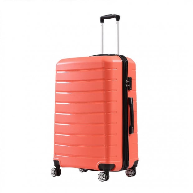 28’’ Expandable Luggage Coral Colour