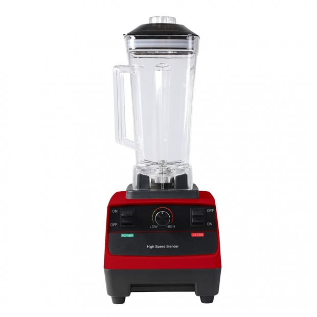 2L Commercial Blender Mixer Food Processor Juicer Smoothie Maker Red