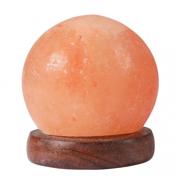 Himalayan Salt Lamp Globe USB Natural Crystal Rock Cord Lamps Globes