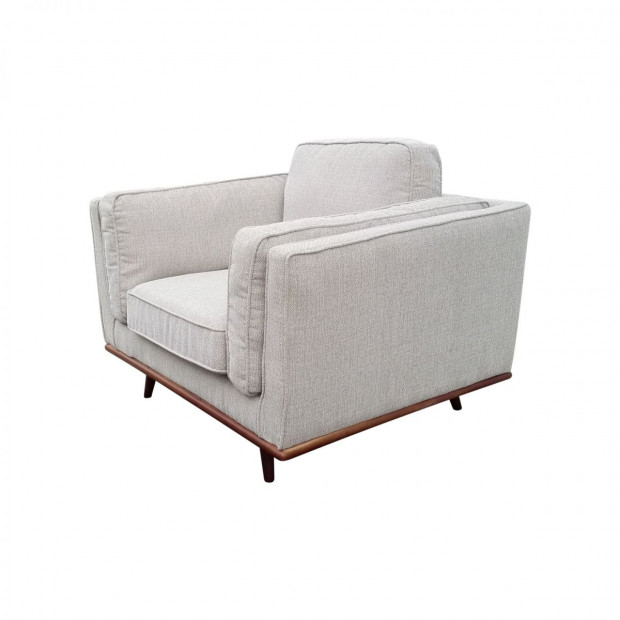 York Sofa 1 Seater Beige Image 2