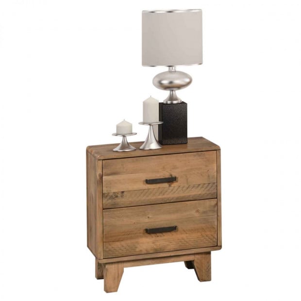 Woodstyle Bedside 2 Drawers Image 2