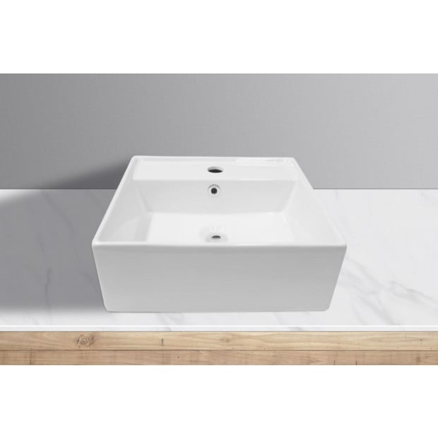Aulic Square Shape Bathroom Sink Basin Image 3