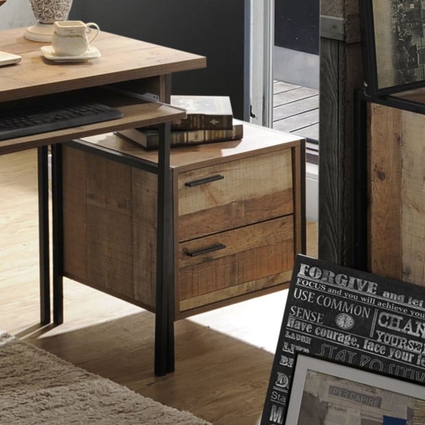Mascot Bedside Table Oak Color Image 3