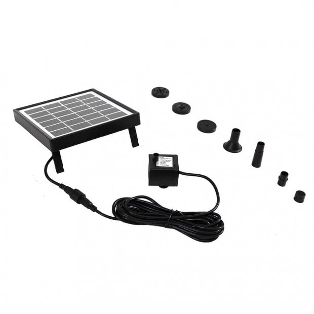 Solar Fountain Water Pump Kit Pool Submersible Outdoor Garden 1.5W Image 2