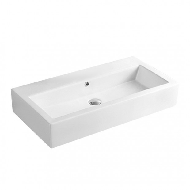 Aulic Square Shape Bathroom Sink Basin Image 2