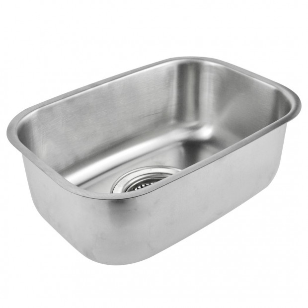 Kitchen Sink Stainless Steel Under/Topmount Handmade Laundry Bowl Image 2