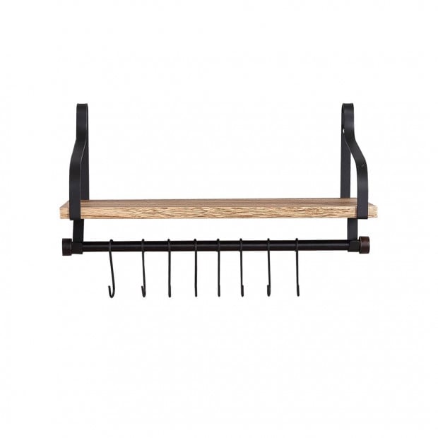 Floating Shelf Wall Shelf for Storage Rustic Wood 1 Pack Image 2