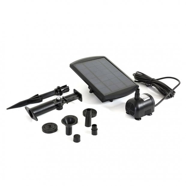 Solar Fountain Water Pump Kit Pool Submersible Outdoor Garden 1.8W Image 2