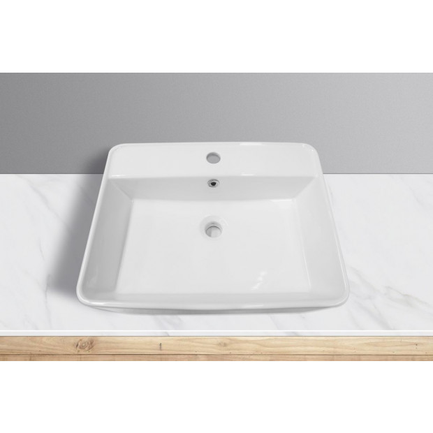 Aulic Square Shape Bathroom Sink Basin Image 2