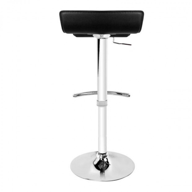 Upholstered In finest PVC 2x Mika Barstool Black Image 3