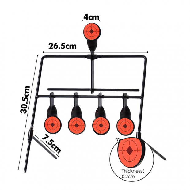 5MM Thickness Shooting Target Image 3