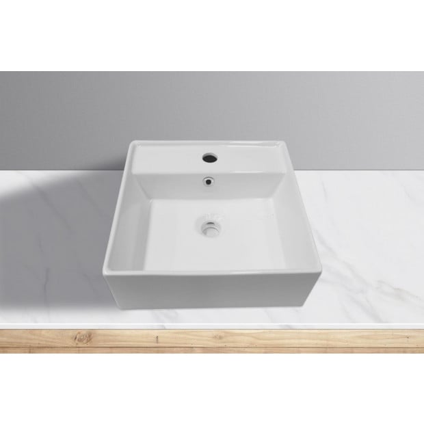 Aulic Square Shape Bathroom Sink Basin Image 2