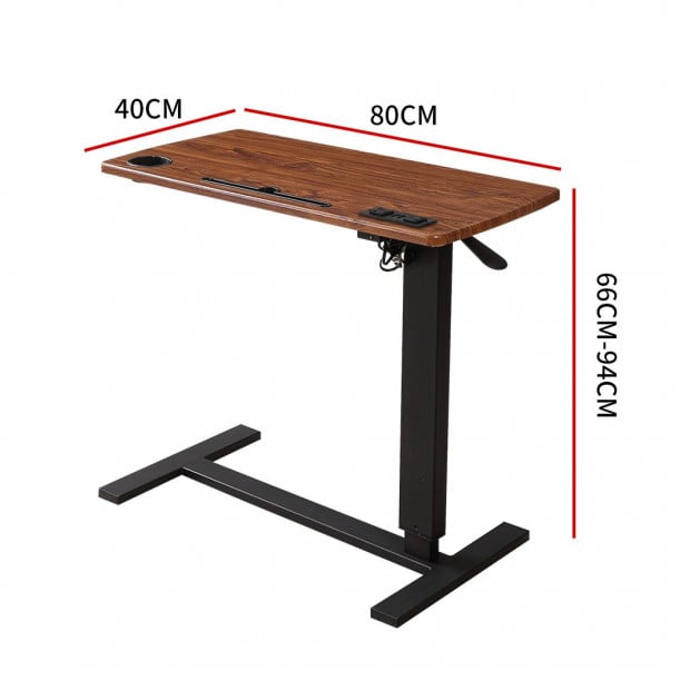 Adjustable Standing Desk Chargeable Office Computer Desktop Standup Image 3
