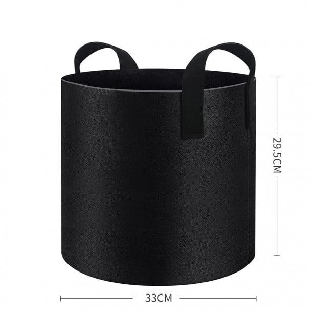 Fabric Plant Pots Container Planter Bag Pouch Root 7 Gallon Pot 5 Pack Image 6