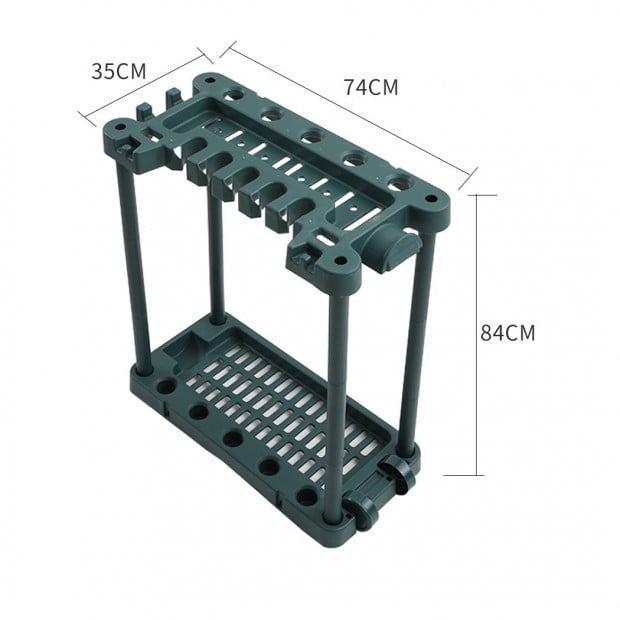 Garden Farm Shed Garage Tools Storage Rack Organizer Holder Image 3