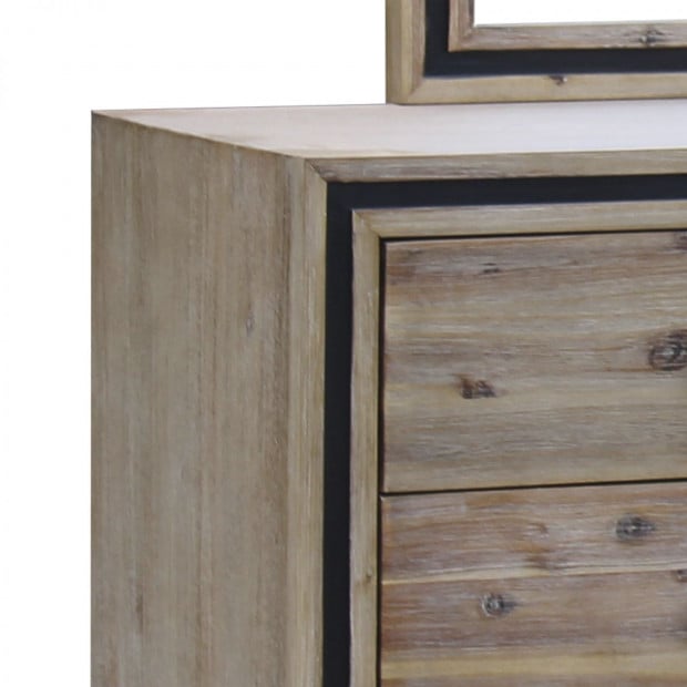 Seashore Vintage Style 6 Drawer Dresser Image 4