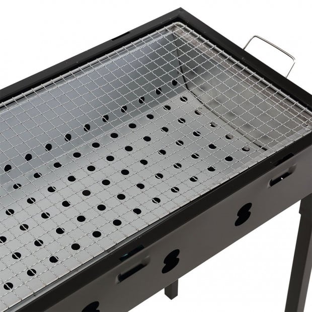 Foldable BBQ Charcoal Grill Protable Camping Barbecue Picnic Hibachi Image 4