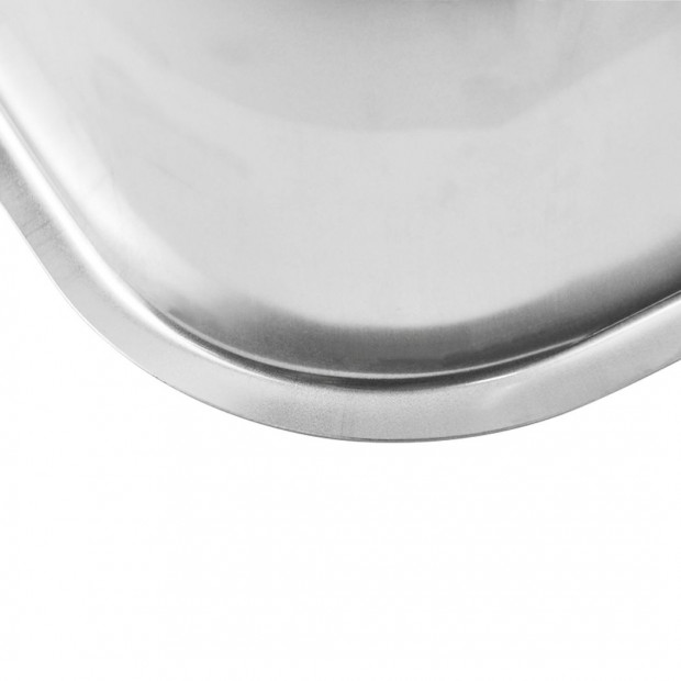 Kitchen Sink Stainless Steel Under/Topmount Handmade Laundry Bowl Image 4