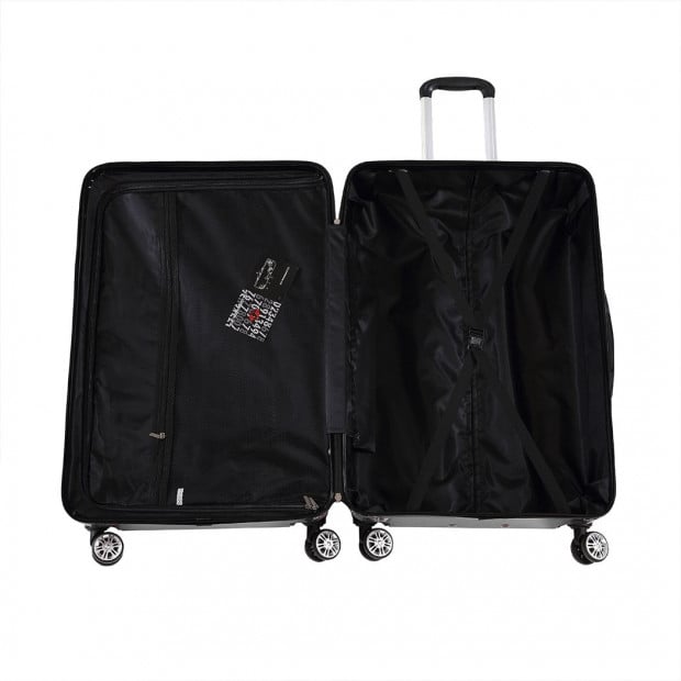 28’’  Expandable Luggage Black Colour Image 4