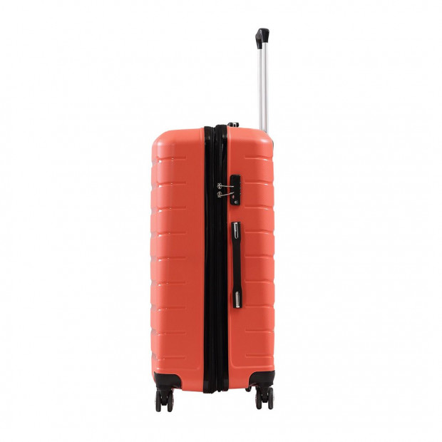 28’’ Expandable Luggage Coral Colour Image 4