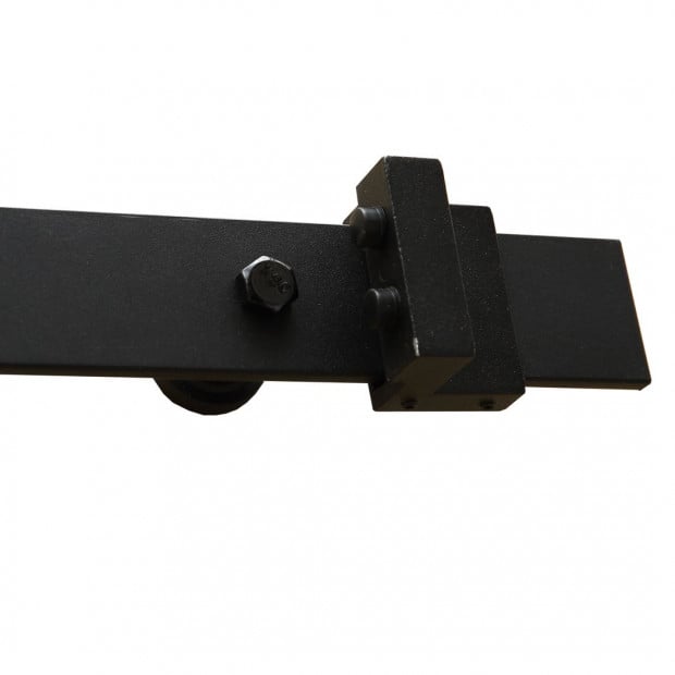 2M Antique Style Double Barn Door Track Roller Kit Image 4