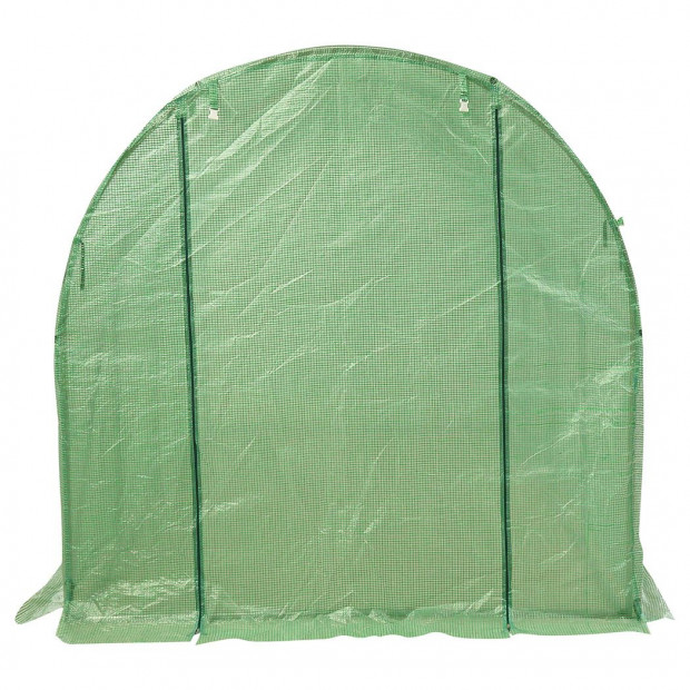 Greenhouse Garden Shed Tunnel Plant Storage Cover Green House 4x2M Image 4