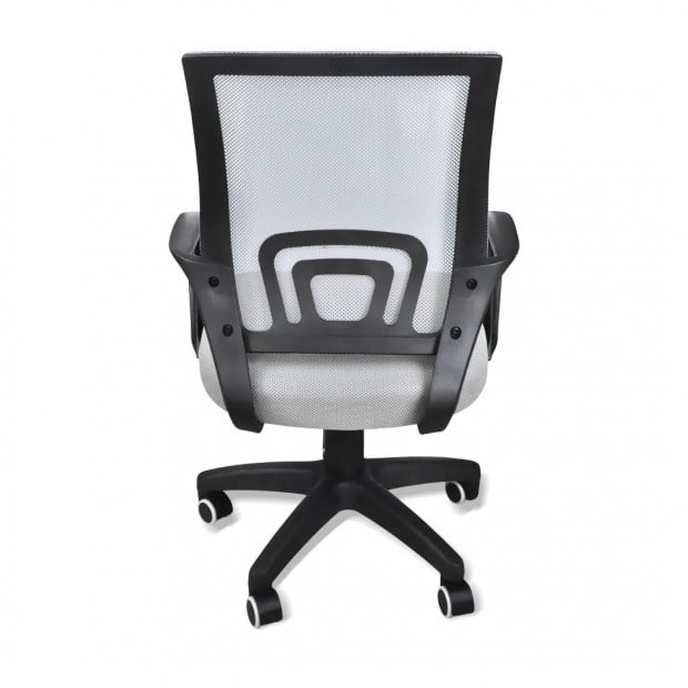 Design Ergonomic Mesh Computer Office Desk Grey Task Chair Image 5