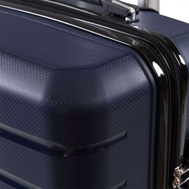 28 ’’ Expandable Luggage Navy Colour Image 5