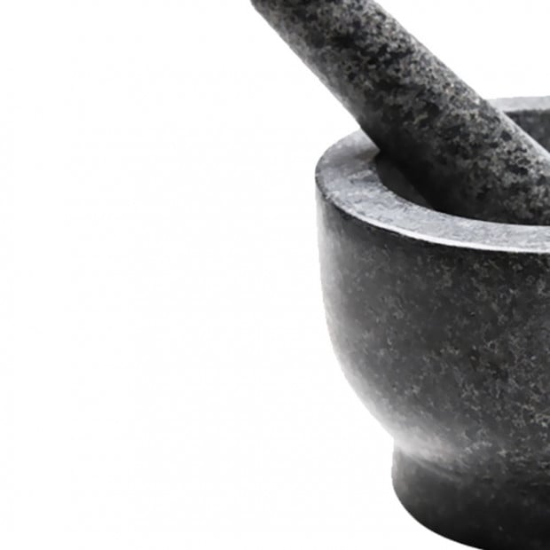 Solid Stone Food Preparation Granite Spice Herb Grinder Kitchen Tools Image 5