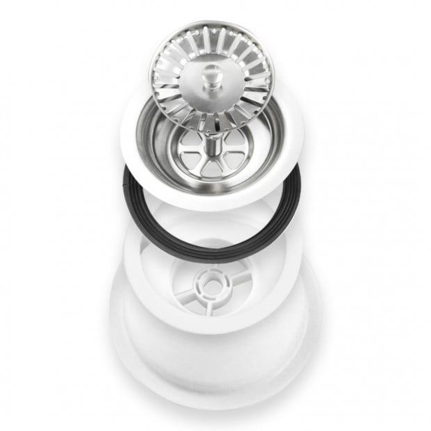 Kitchen Sink Stainless Steel Under/Topmount Handmade Laundry Bowl Image 5