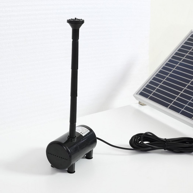 Solar Fountain Water Pump Kit Pond Pool Submersible Outdoor Garden 15W Image 5
